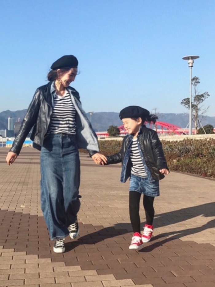 親子でおそろい無印良品