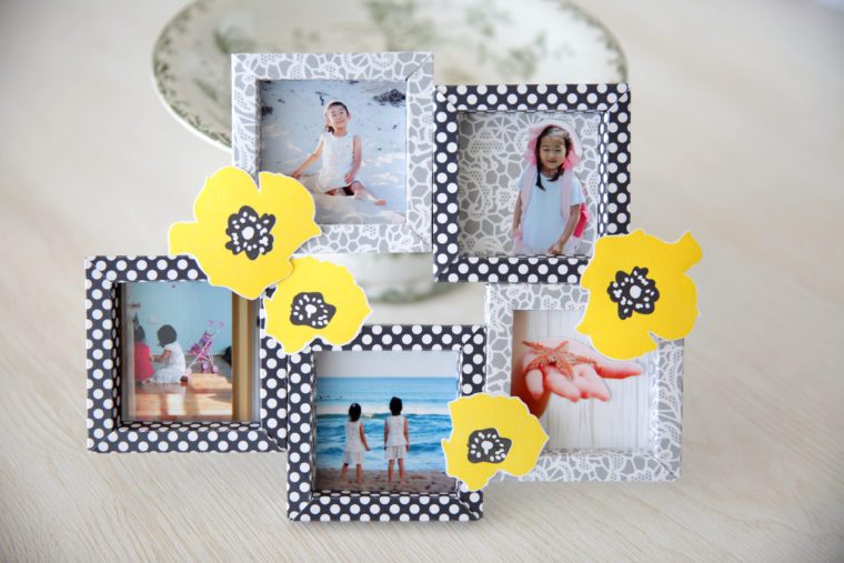 水風船スタンプでフォトフレームを作ろう！Craftie Style