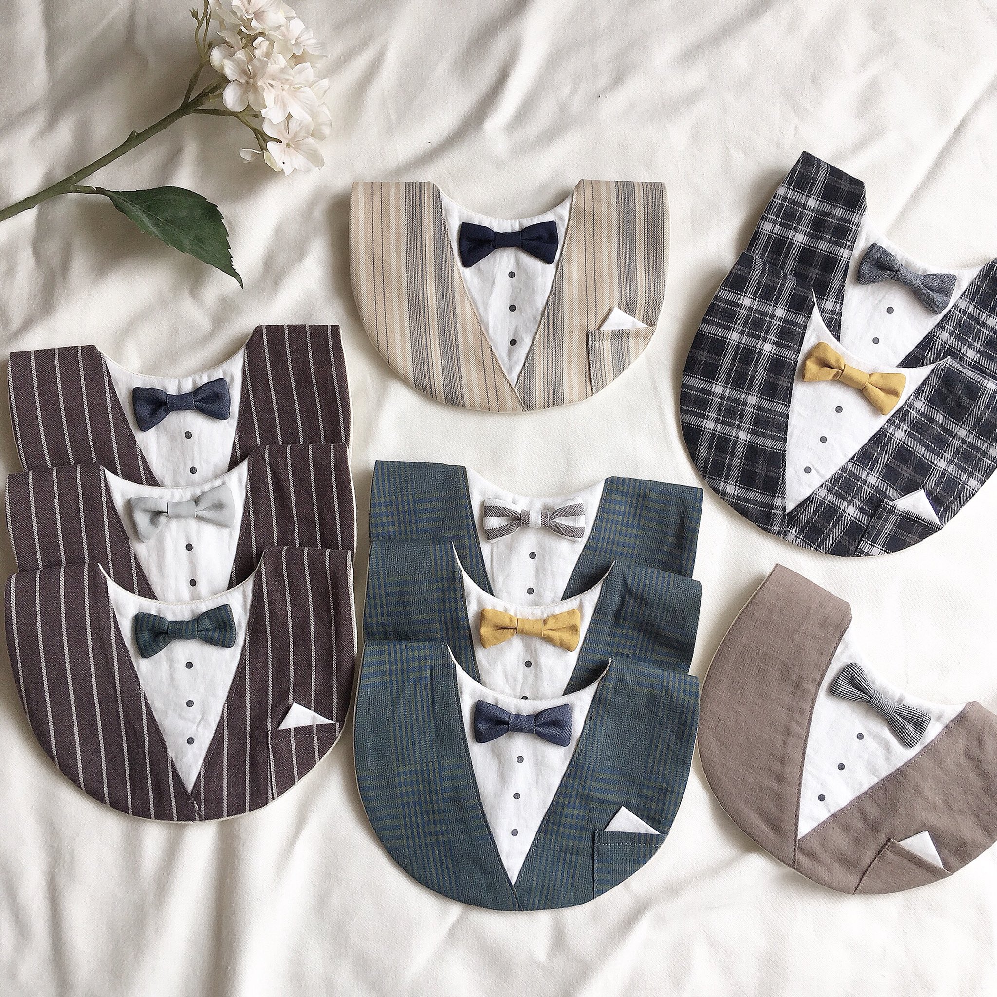 スタイを手作り！卵型・バンダナ型・超簡単スタイ３種の作り方ベビリナ