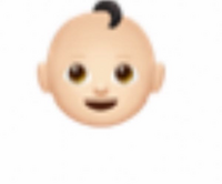 人々の絵文字 赤ちゃん「👶」の入力方法e文字