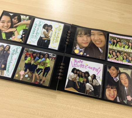 吹奏楽部への手作り卒業色紙アイデア