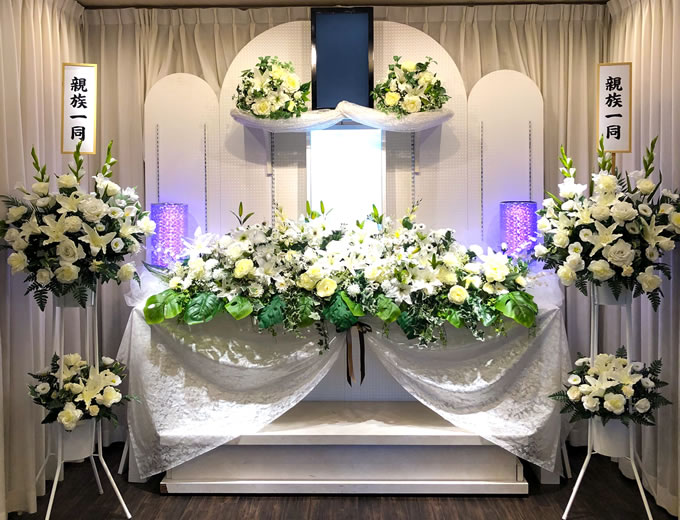 越谷市斎場花祭壇カタログ