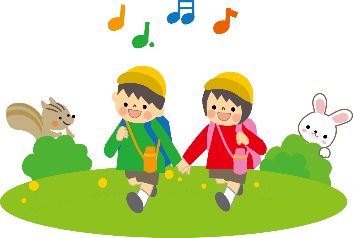 幼稚園・保育園・学校 無料イラスト お絵描き・お弁当