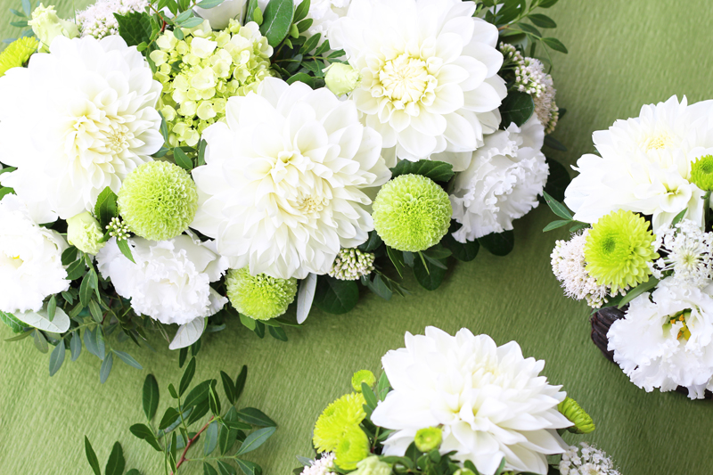 ナチュラルおしゃれ♡グリーンたっぷりの高砂テーブル装花まとめmarry マリー