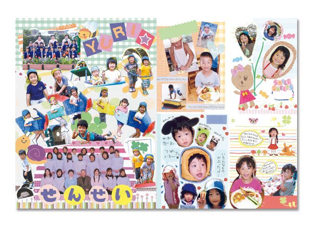 卒園アルバム工房 イベントが少ない！ 困った時のページ構成アイデア♪