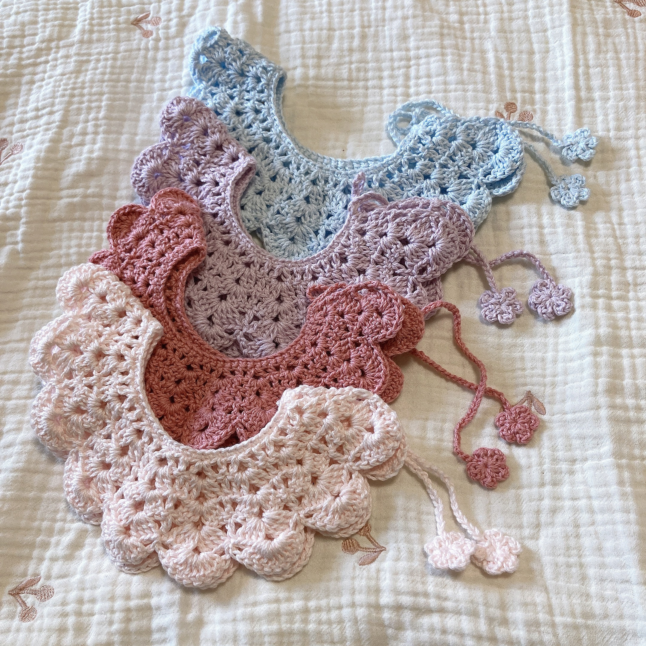 赤ちゃん つけ襟 編み方TikTok