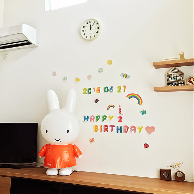 ダイソー×ミッフィーのパーティーグッズで誕生日デコレーションLEE