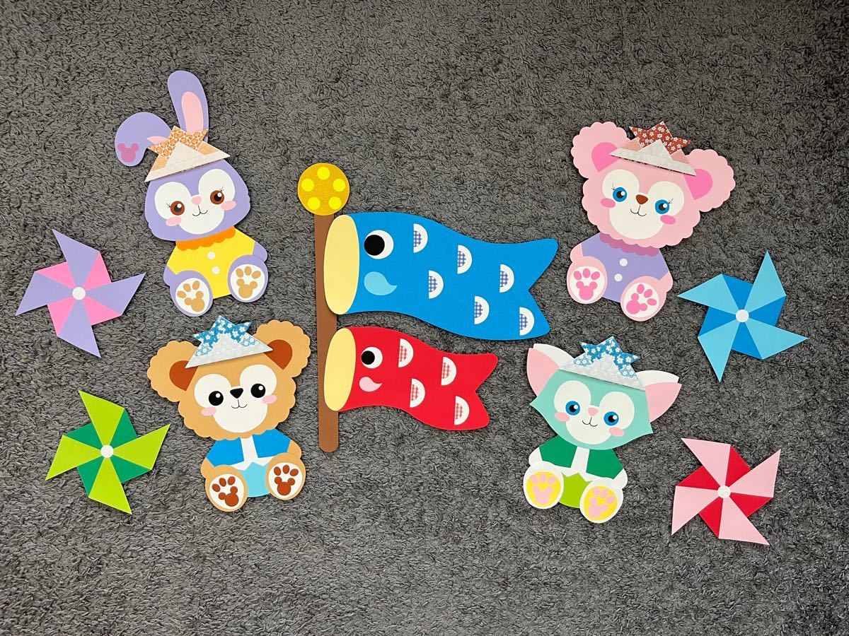 Amazon壁面飾り 5月 4月 こいのぼり 幼稚園 保育園 季節の飾り2こいのぼりおもちゃ