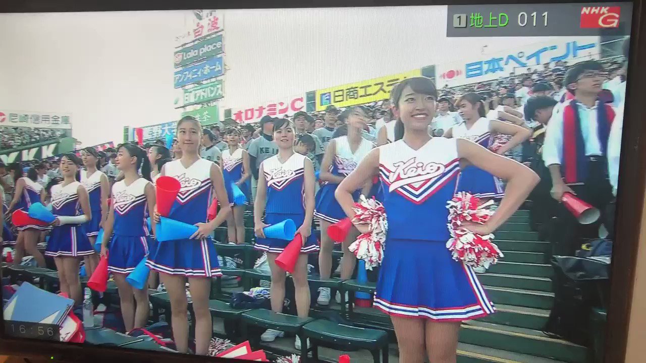 慶應高校チアがかわいい！どこからきたの？将来はアナウンサー？2023夏の甲子園親子でスポーツ観戦