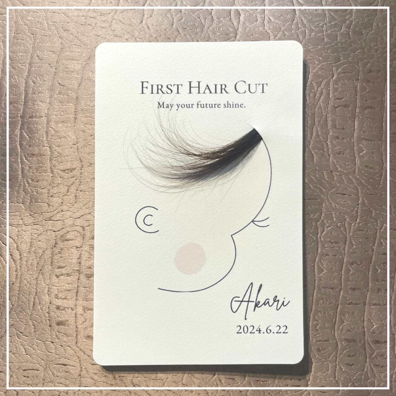 ファーストカット - メモリアル・記念品の人気通販minne byGMOペパボ 国内最大級のハンドメイド・手作り通販サイト