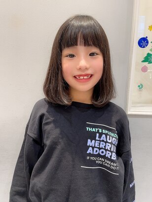 2025年秋 子供に似合う髪型 ヘアカタログ・ヘアスタイルミディアム を探す - OZmallビューティ