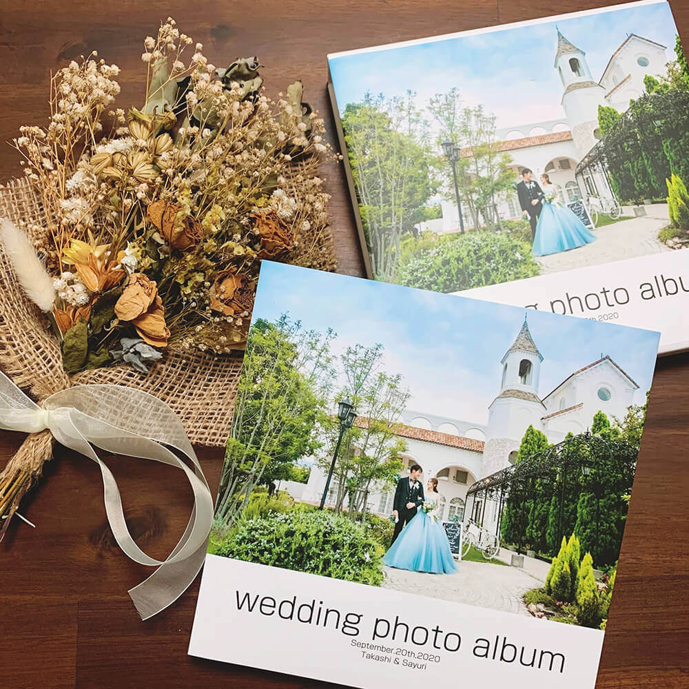 プレミアムレザーボックス結婚式アルバム天使のアルバム