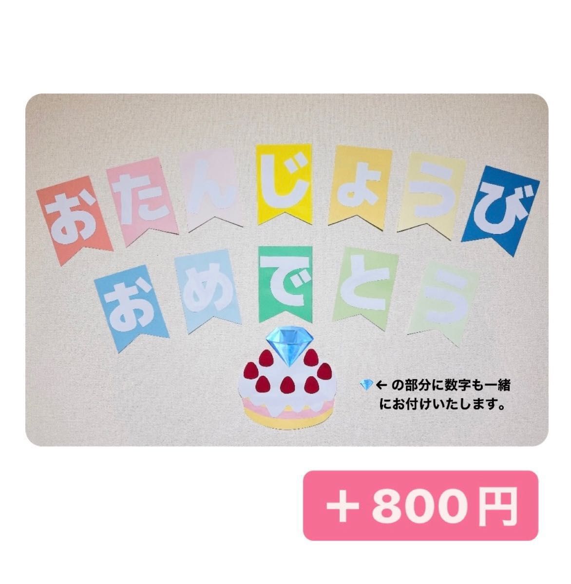 しまじろう 誕生日 お祝い 飾り 壁面 壁画 画用紙 ハンドメイドの通販 by .*・ﾟ .ラクマ