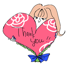 スタンプ無料GET!♡が背景で動く!大人女子のハートスタンプ Stampick!スタンピック