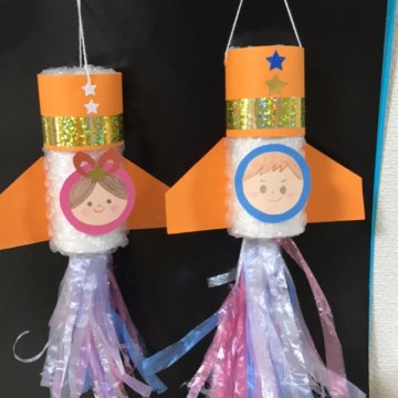 壁面製作 製作キット 壁面 装飾 ロケット 型紙 保育製作キット販売☺︎ 通販 16217008Creema クリーマ