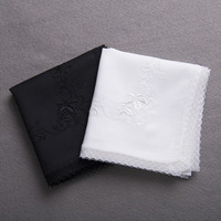 Amazon福正堂ハンカチ 白 黒 冠婚葬祭 ブライダルハンカチハンカチ２枚セット 葬祭プロ監修結婚式 葬式 綿 無地 白ハンカチフォーマルハンカチ・バンダナ 通販