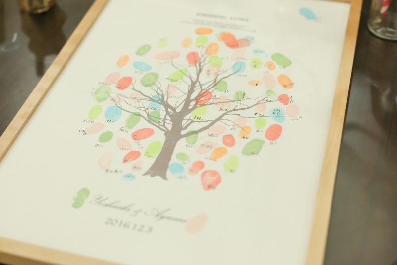 ウェディングツリー 結婚証明書