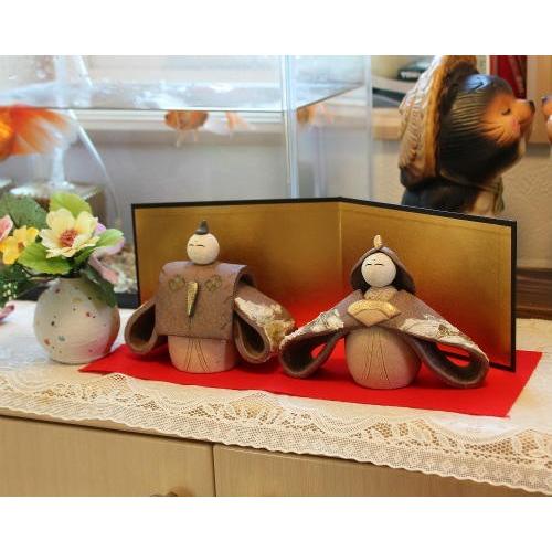 キティちゃん♡ 雛人形 陶器 かわいいミッフィーちゃん キャラクター ひな人形 雛飾り 雛人形 吉徳 183122