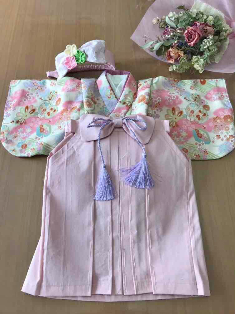 80-90㎝ 襟レース✄ベビー袴 リバティ 海のブロード こどもの日 お雛様 おひなさま 初節句 着物 和風 結婚式 正月 お祭り 出産祝い キッズ袴- fleuretteminne byGMOペパボ 国内最大級のハンドメイド・手作り通販サイト