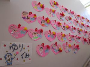 母の日のプレゼント作りをしました♡幼保連携型認定こども園進徳幼稚園