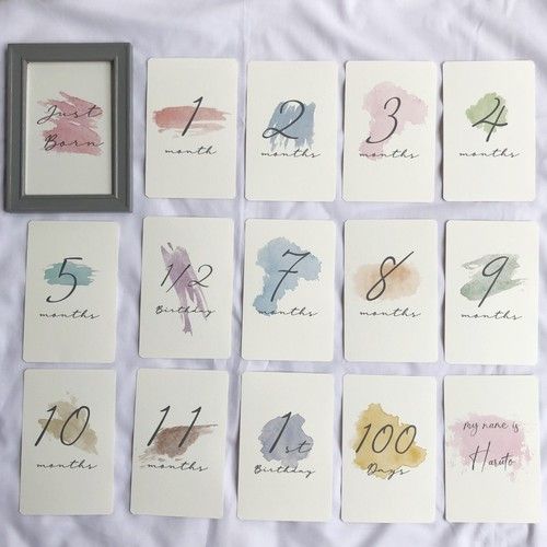 月齢カード monthly cards を手作りするTsukuttaru