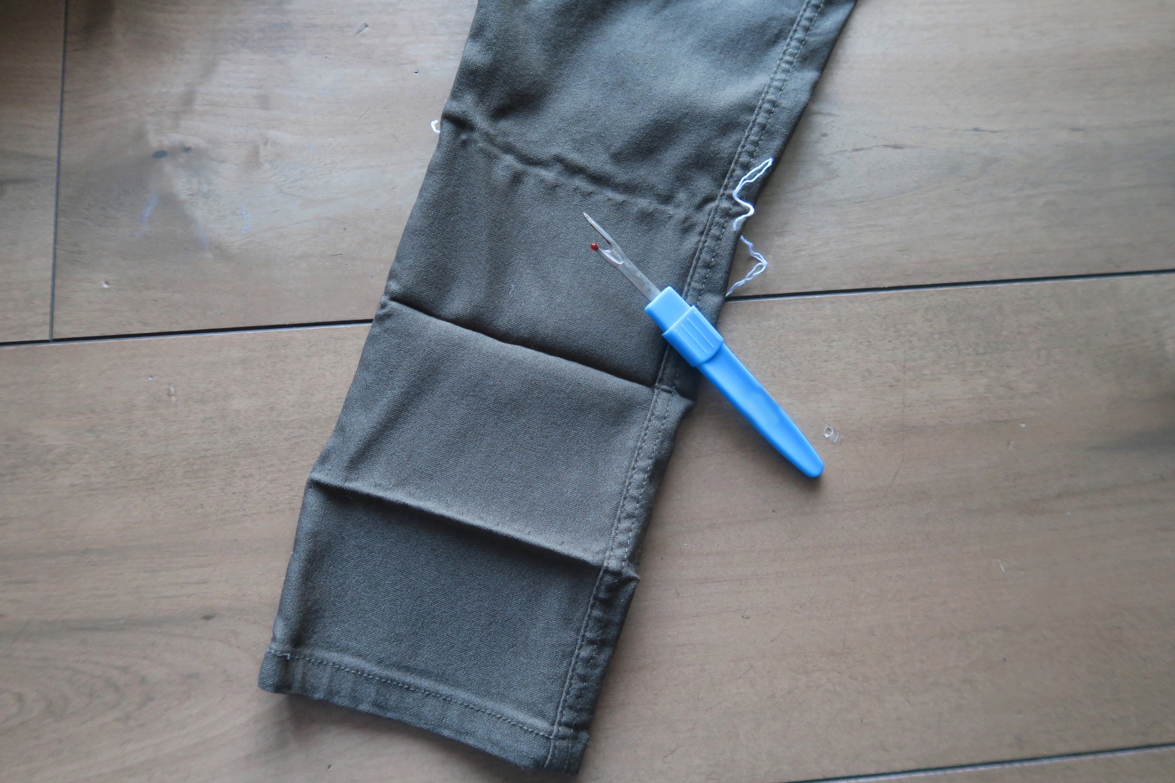 ミシン不要 手縫いでパンツ スラックス の裾上げ方法 簡単綺麗♪