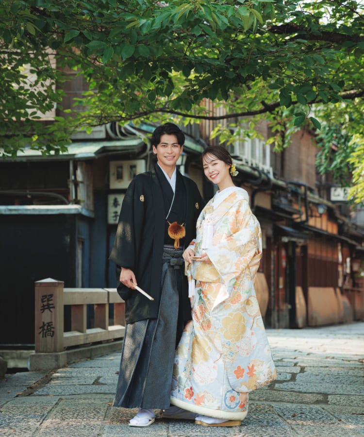 京都で結婚20周年記念撮影京都で和装前撮り・フォトウェディング「古都の花嫁」 お寺貸切の結婚写真