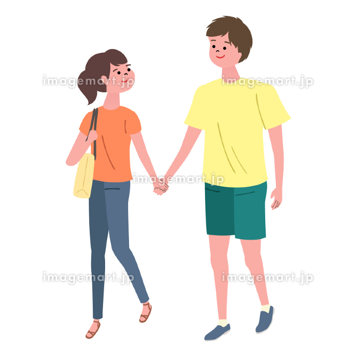 手を繋いで歩く親子イラスト - No: 22038402無料イラスト・フリー素材なら「イラストAC」