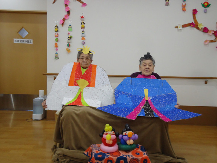 ひなまつりイベント 大盛況でした！ – 都城・三股のリハビリならたでいけ至福の園 ハラケアシステム
