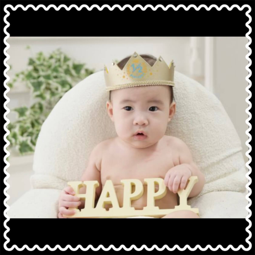 スタジオアリス 記念写真撮影券 生後７ヶ月前日まで使用可能 ハーフバースデ