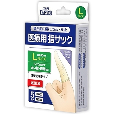 薄くて丈夫な潤滑剤付きでアナルプレイに最適！「指ドーム 20個入 L」 | 三次元