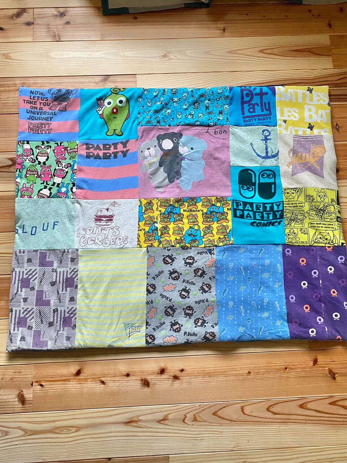 手作りできるパッチワークの小さなバッグレッスンシリーズ中古品子供服リメイクで