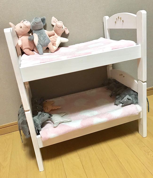 リカちゃんベッドの作り方！100円均一と家にあるもので簡単手作り大成功 - はれうさぎの耳寄り情報ブログ