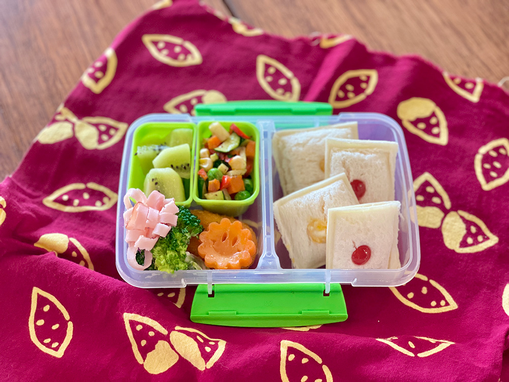 くるくるサンドイッチ弁当 幼児弁当