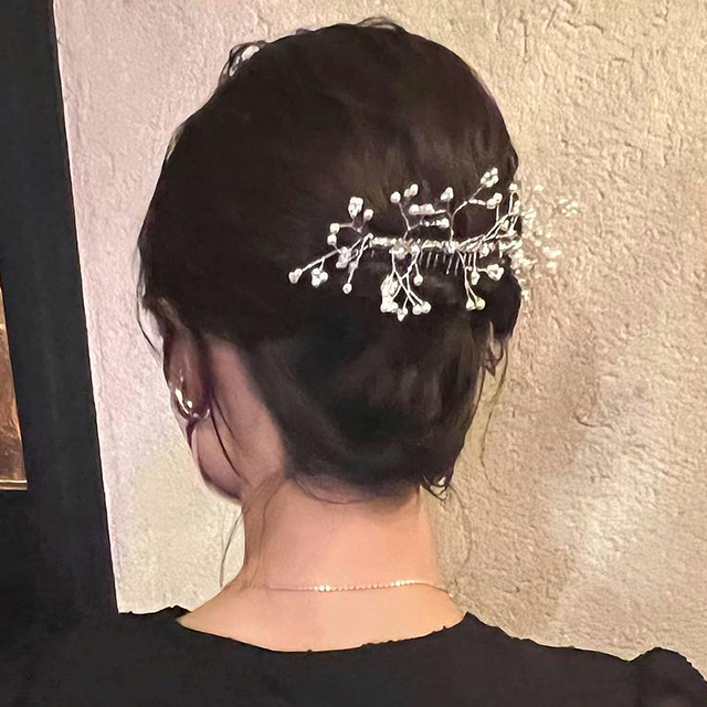 そのままでも可愛いボブの結婚式お呼ばれヘア♡簡単アレンジで全身華やかにHAIR
