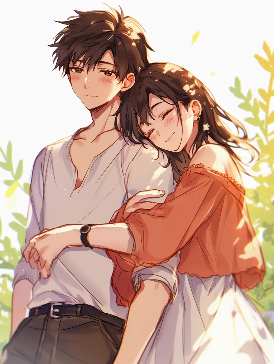 腕組み 腕を組む カップルイラスト・フリー素材なら「シンテリ」