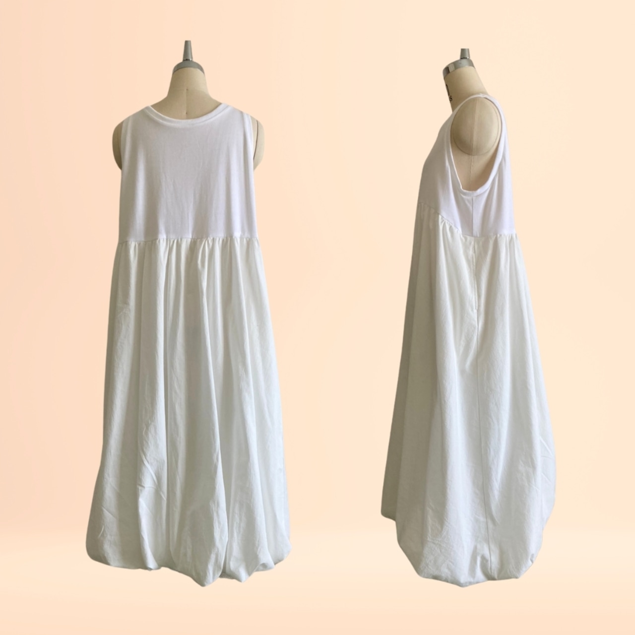 こどもバルーンワンピース 6071型紙、パターン専門ショップ アールパターン