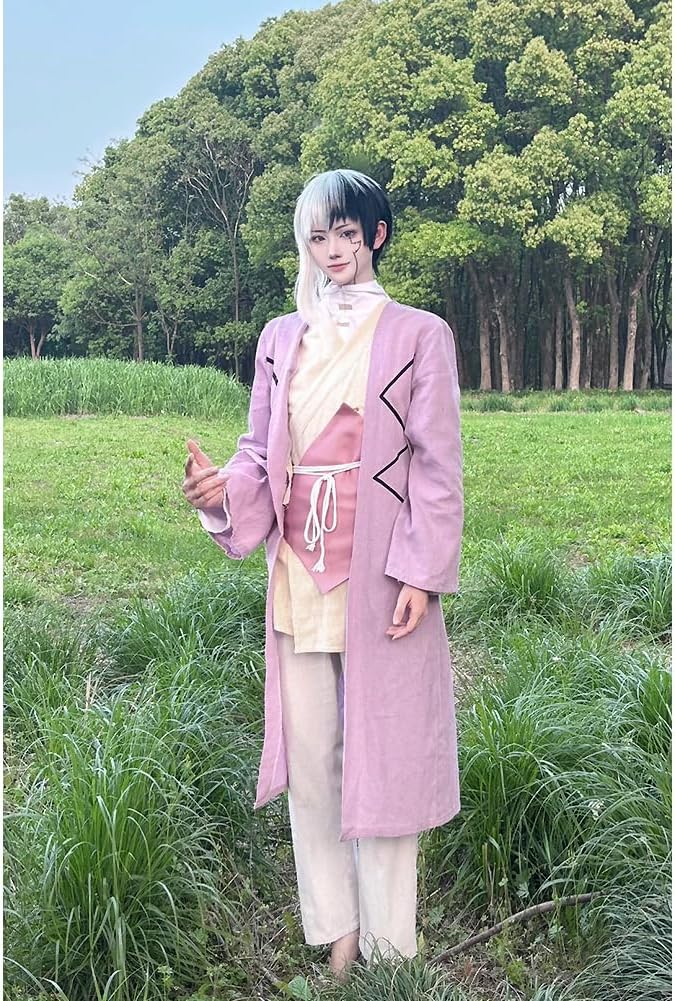 Dr.STONE ドクターストーン 浅霧 幻 あさぎりゲン コスプレ衣装 コスチューム 変装 仮装 ハロウィン クリスマス イベント cosplay撮影用 祝日贈り物 ステージ服 誕生日 プレゼント