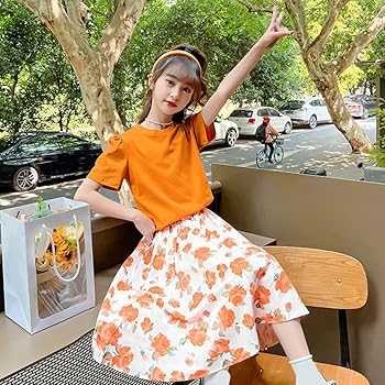 SALE 100・オレンジ色リネンドットスカート &カチューム子供服 katatsumuri 通販 2781439Creema クリーマ