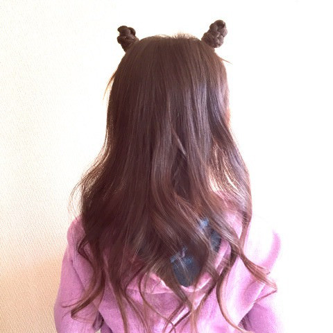 写真付き ツインお団子の結び方 パパでもできる女の子のキッズヘアアレンジFQ JAPAN 男の育児online