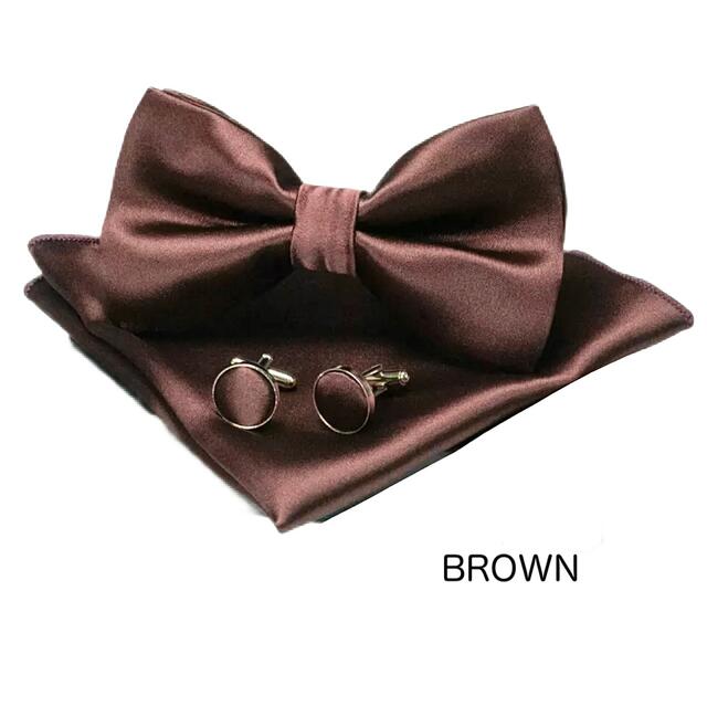 ブラウン蝶ネクタイ、トリュフブラウン無地蝶ネクタイ、ネクタイ、ポケットチーフ、サスペンダー、花婿の付添人ウェディング蝶ネクタイ +無料パーソナライゼーション - Etsy 日本