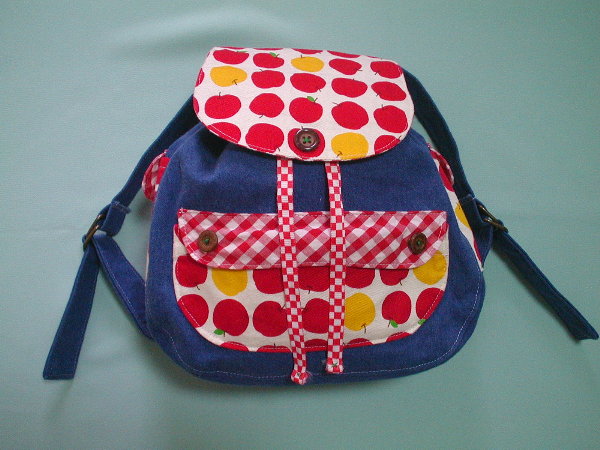 巾着みたいな簡単仕上げ♪ ミニリュックの作り方 – kokka-fabric.com