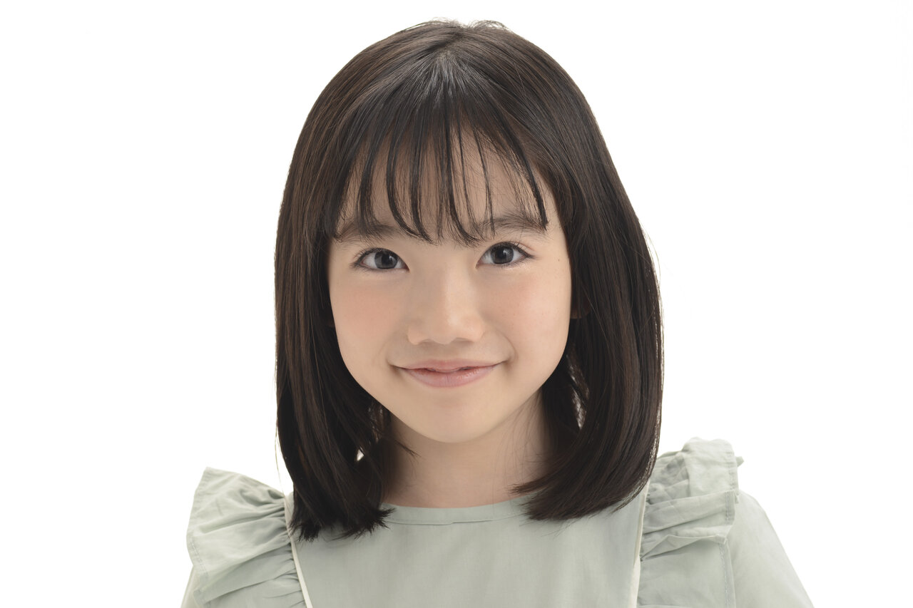 ナチュラル セミロング 丸顔 キッズカット×SARON ツー×水江公一×690680HAIR