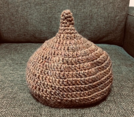 セリアの毛糸で、子供用のどんぐり帽を編む - 旅と日常のあいだ