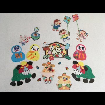 鏡餅作り つくし組 2歳児第二椎の実子供の家