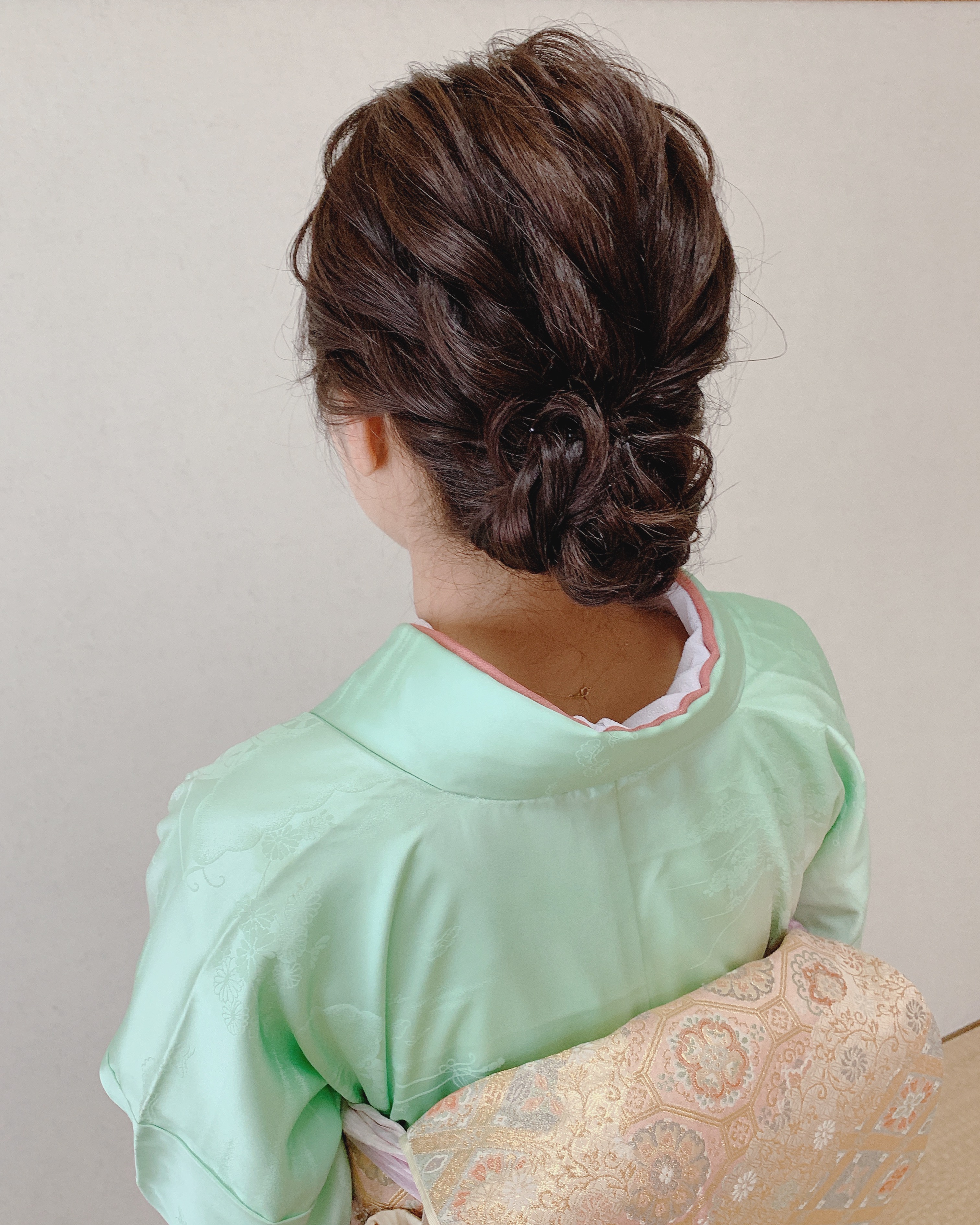 七五三ママ着物ヘアアレンジ ショートボブTikTok