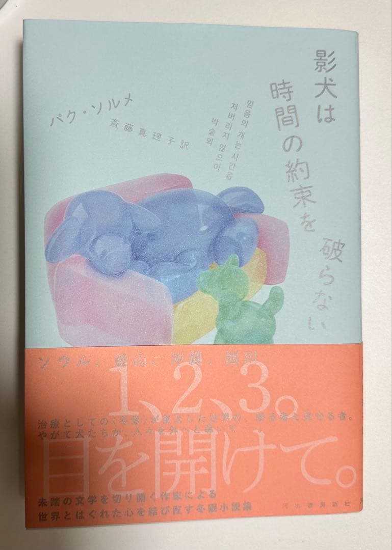 パク・ソルメ『影犬は時間の約束を破らない』 斎藤真理子訳 、韓国未発表の作品ふくむ日本オリジナル版が2025年2月27日発売！現代社会に疲れたすべての人を癒す、日韓を舞台にした 冬眠小説集河出書房新社のプレスリリース
