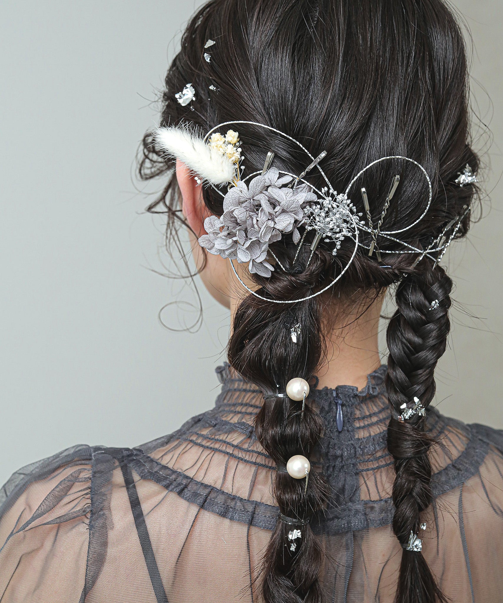 金箔 髪飾り 成人式ヘアアレンジ ネイル 5ｇ 結婚式お呼ばれヘア✨️, 髪飾り＋金箔やラメで更に華やかに👍🏻 ̖́-,結婚式ヘアアレンジ ,結婚式お呼ばれ ,結婚式ヘア ,列席者ヘアセット ,お呼ばれヘア ,お呼ばれヘアアレンジ ,成人式ヘアセット ,県外の