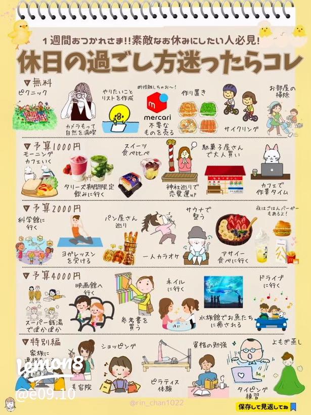 お金をかけない休日の過ごし方：節約と充実した時間の過ごし方