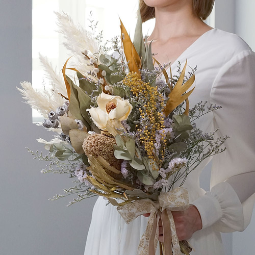 ピンクのブーケ クラッチブーケ 造花 ブーケ チューリップ 結婚式 前撮り ウェディング ウェディングブーケ ブライダル